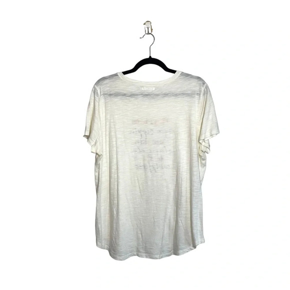 Maurices White Hayrides Pumpkin Bonfires Short Sleeve Graphic Tee Large Women’s - Picture 7 of 12